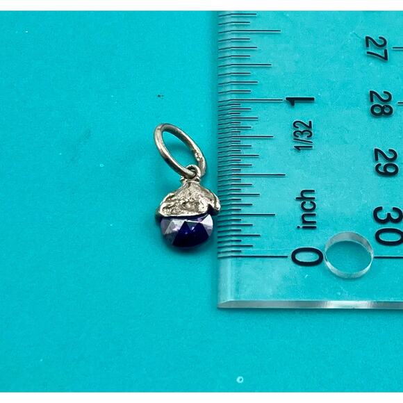 Waxing poetic February birthstone charm - Picture 2 of 3